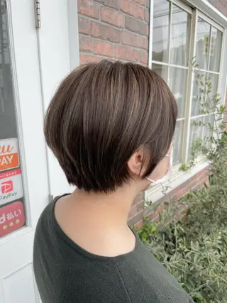 ショート カラー Mintleaf 💛MAYUKOのヘアスタイル