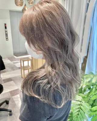 ロング 似合わせカラーの神 ダブルカラー/森栄範のヘアスタイル