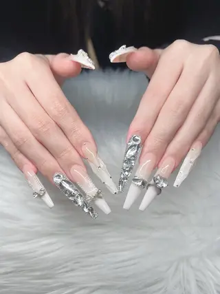ネイル Lee Nails チップ長さだし専門店のネイルデザイン