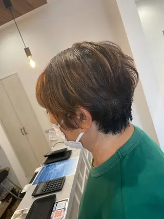 ショート no4ナチュラル戸祭所属・山越 美裕樹のヘアスタイル