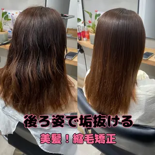 ミディアム カラー パーマ noa/ 渋谷のヘアスタイル