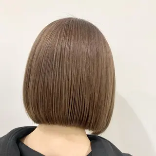 ショート ぱつっとボブ/ 小野あかねのヘアスタイル