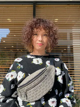 ショート パーマ パーマ指名No1 /namiのヘアスタイル