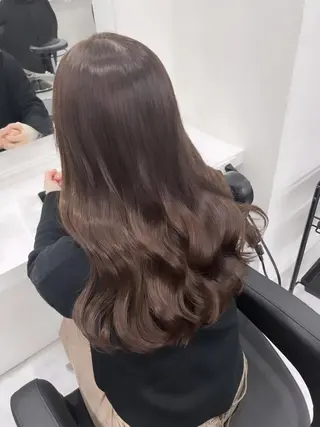 カラー 透明感ベージュ🪽 ブラウン🤎Rinのヘアスタイル