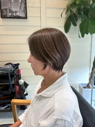 ショート Moana by HEADLIGHT 沖縄東崎店 【モアナ バイ ヘッドライト】所属・山口 南のヘアスタイル