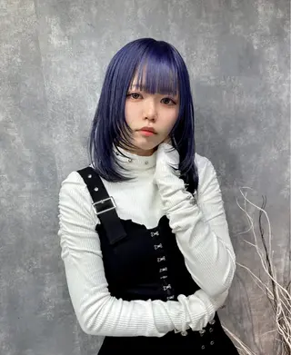 セミロング カラー 【.ico】心斎橋 飛田ゆうきのヘアスタイル