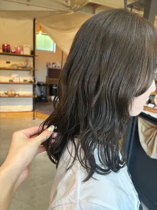 カラー 暖色カラー／ボブ／ 酸性ストレート／羽菜のヘアスタイル
