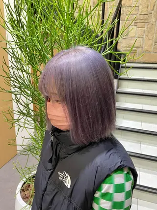 ミディアム 艶髪カラー🫧 髪質改善🪽萩原のヘアスタイル