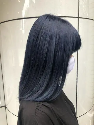 ミディアム カラー 千葉 洋平のヘアスタイル