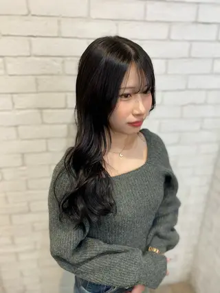 ロング カラー ヨシダ フミノリのヘアスタイル