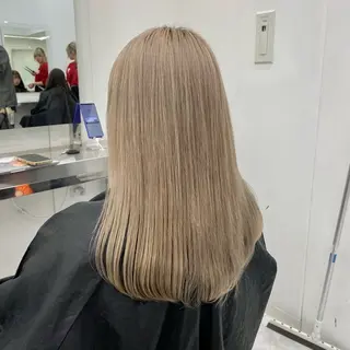 セミロング 🤍やわらか抜け感 hair🤍RINのヘアスタイル