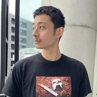 ショート メンズ ⚾️横浜メンズカット 阿部龍馬🍺🍔のヘアスタイル