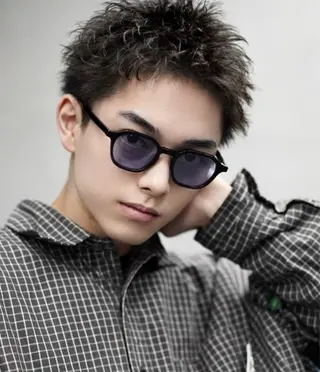 ショート パーマ 湯浅禅也/プードル /波巻きパーマ/栄のヘアスタイル