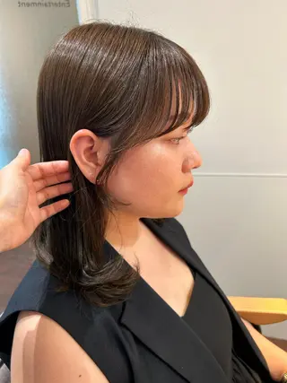 セミロング カラー CURIO/南船場 /RIN💈🍎のヘアスタイル