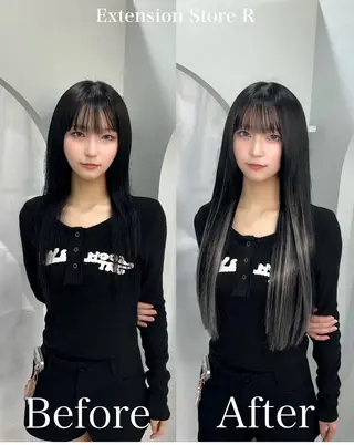 ロング eye エクステ専門店Rのヘアスタイル