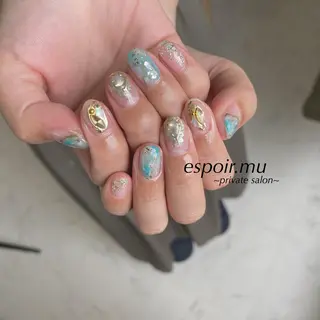 ショート ネイル espoir. muのネイルデザイン