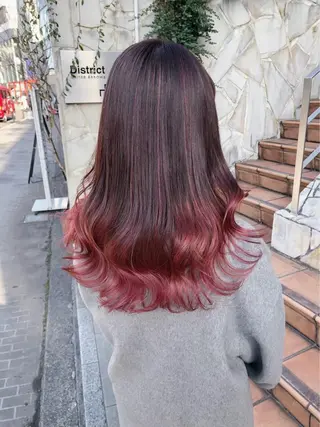 セミロング カラー ✨メンズ特化& ブリーチ特化Ryuのヘアスタイル