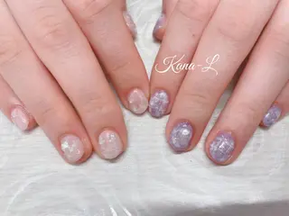 カラー ネイル 芦辺 香奈のネイルデザイン