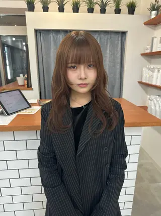 ロング カラー お洒落パーマ/ 艶カラー/michiのヘアスタイル