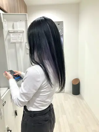 ロング カラー Re:st所属・Miyavi/カラー ショートボブのヘアスタイル