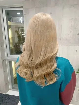 セミロング カラー ヘアアレンジ 💕ブリーチ/ヘアメ 🎀YUUKAのヘアスタイル