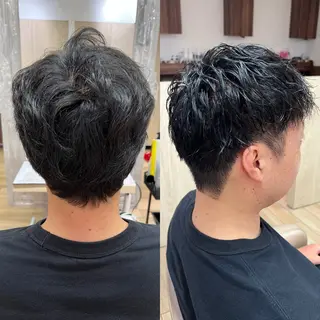 パーマ メンズ 高橋 香奈のヘアスタイル