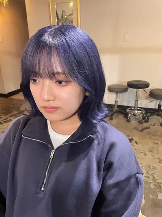 カラー La fith hair ray 札幌店所属・顔まわり/W カラー/リョウのヘアスタイル