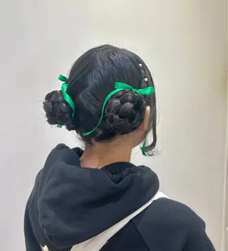 ヘアアレンジ 🎀透明感カラー🎀 ヘアメ／mikotoのヘアスタイル