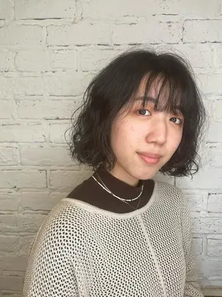 ミディアム パーマ mu-kichi 吉祥寺所属・飯塚 七海のヘアスタイル