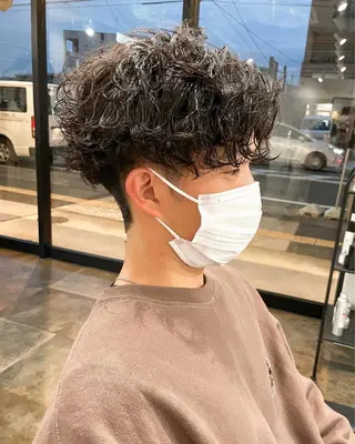 パーマ メンズ datsche所属・水谷 俊一のヘアスタイル