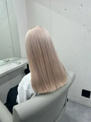 ロング カラー youres hair 髪質改善トリートメント&ヘッドスパ  新宿三丁目店【ユアーズヘア】所属・🦋透明感カラー 👑NODOKA🦋のヘアスタイル