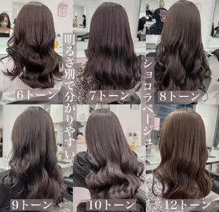 カラー 透け上品ハイトーン 職人ゆうと🤍のヘアスタイル