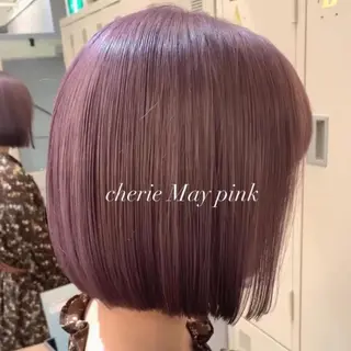 ショート カラー ヘアアレンジ 代表🎀 ふわモテ愛 され髪🩷yumiのヘアスタイル