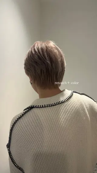 カラー morita yunaのヘアスタイル