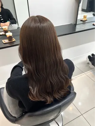 ロング カラー ブリーチなしWカラー /アレンジ/ユウミのヘアスタイル