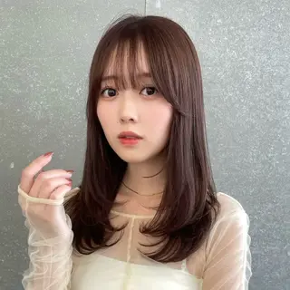 ミディアム 🎀Rimi୨୧ ✨艶✨color🎀のヘアスタイル