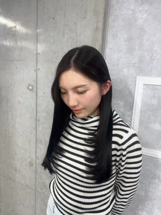 ロング rise/艶カラー/ レイヤーのヘアスタイル