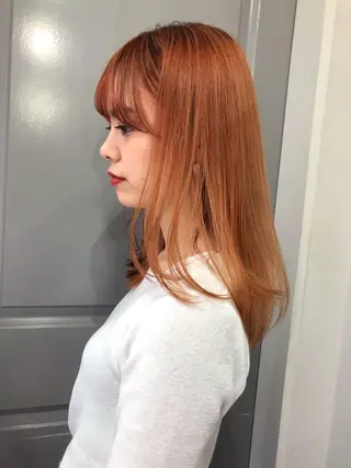 ロング カラー Pia hair Design Yakuin所属・Pia ツボイ ケイタのヘアスタイル