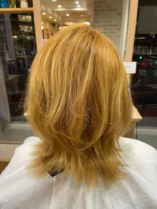 ミディアム VISAGE   join所属・コバヤシ ユウスケのヘアスタイル