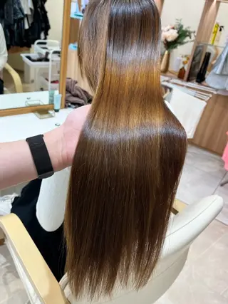 ロング ミタニ/髪質改善 /レイヤーカットのヘアスタイル