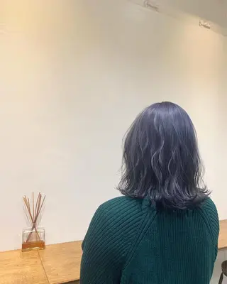 ミディアム カラー ヘアアレンジ 金子 廉のヘアスタイル