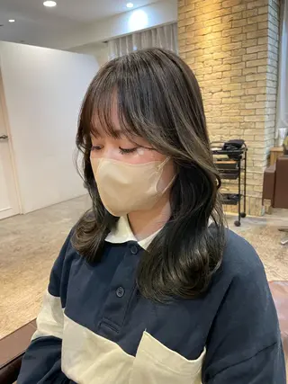 ミディアム カラー 髪質改善特化 🫧松野力也のヘアスタイル