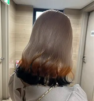 ミディアム カラー ブリーチ特化美容室 ☆selene☆のヘアスタイル