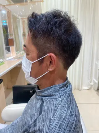 カラー メンズ 🩵波巻き／ツイスパ HARU💎のヘアスタイル