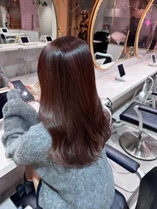 セミロング 🎀しゅな/韓国 レイヤー/透明感♡のヘアスタイル