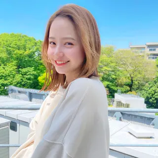 ミディアム カラー ヘアアレンジ GAME 天神所属・レイヤーカット指名 No.1💖マユカのヘアスタイル