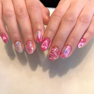 ネイル 新井 ひなののネイルデザイン