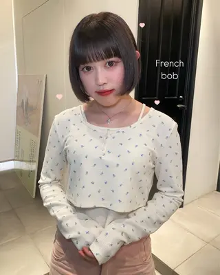 ショート riria/ボブ /ブラウンカラー🎀のヘアスタイル