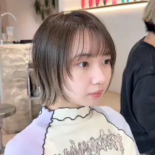 ショート カラー 渋谷ボブ/レイヤー ボブ田中航平のヘアスタイル