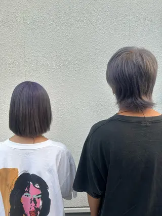 ミディアム カラー メンズ 安達 望のヘアスタイル